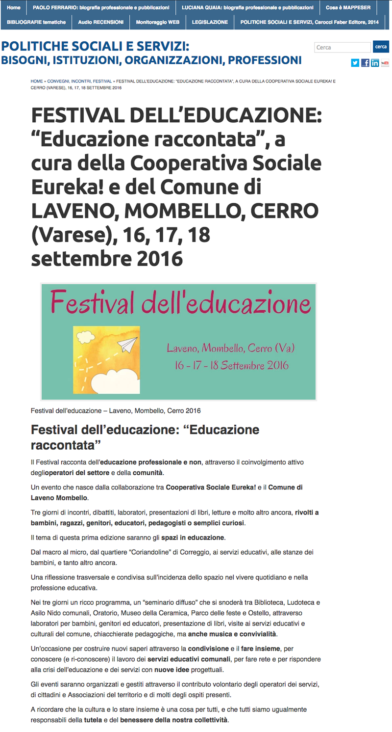 Festival Dell’Educazione