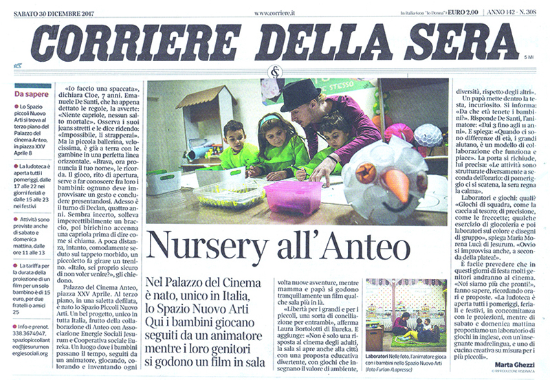 Nursery all’Anteo