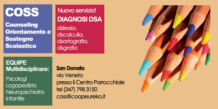 Nuovo servizio diagnosi DSA al COSS