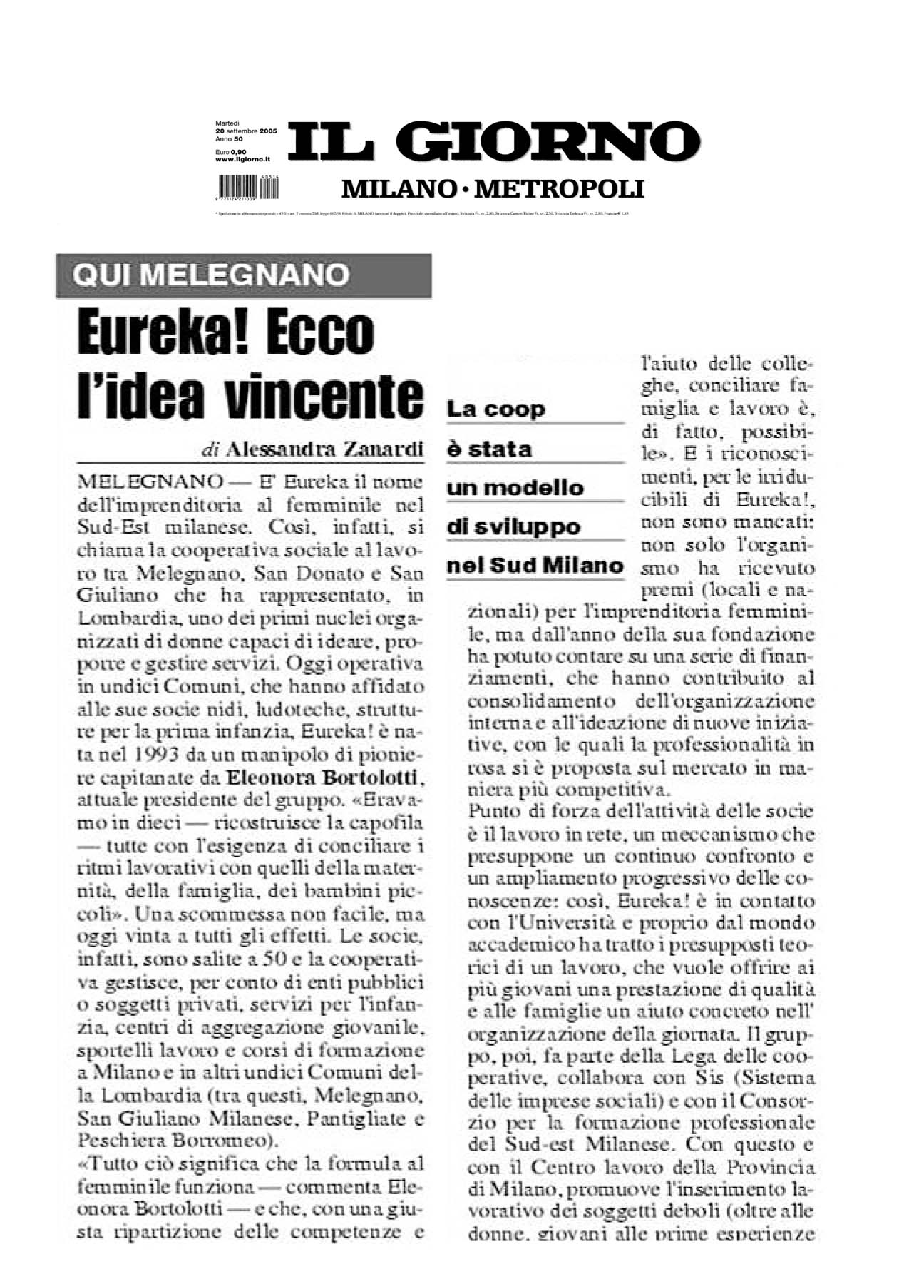 Eureka! Ecco l’idea vincente