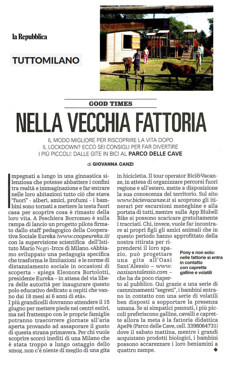 Nella vecchia fattoria