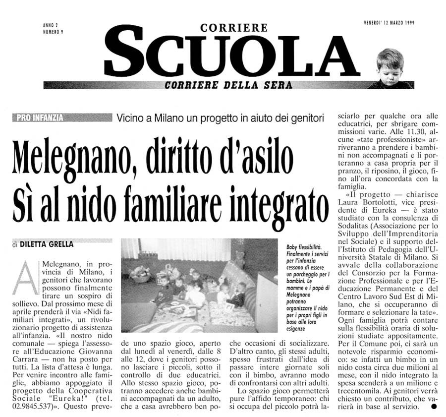 Melegnano, diritto d’asilo. Sì al nido familiare integrato