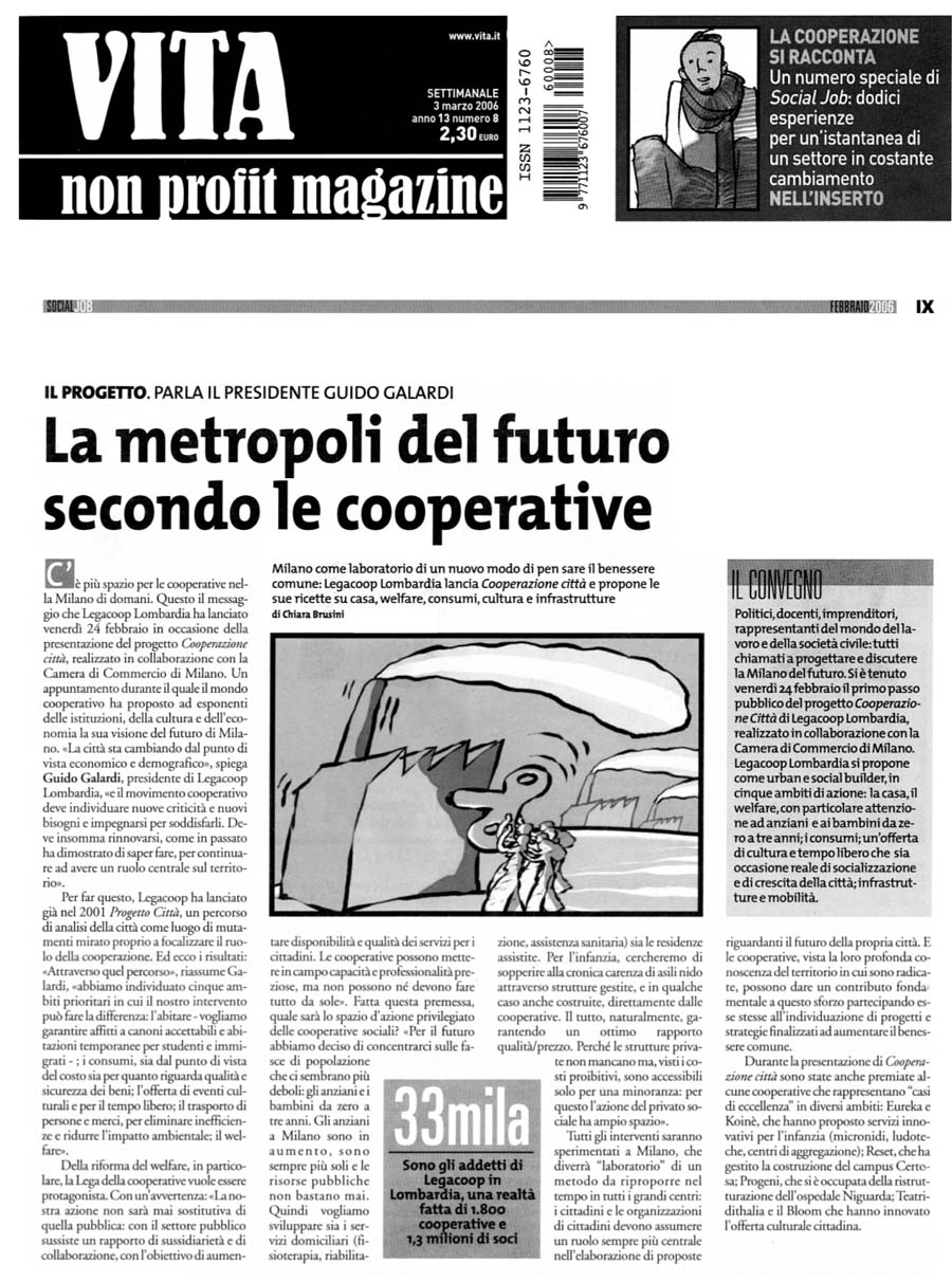 La metropoli del futuro secondo le cooperative