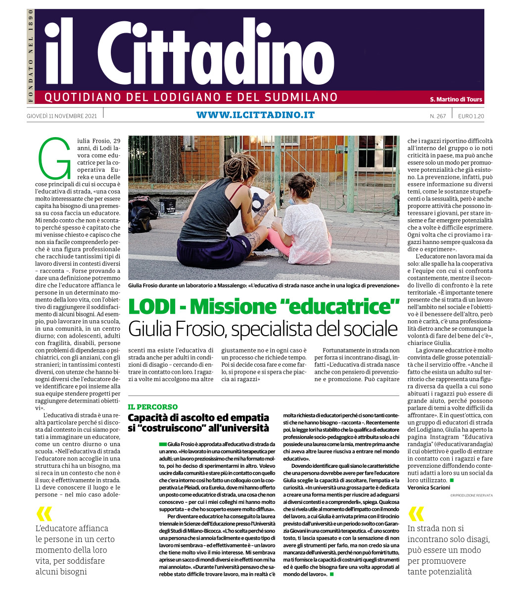 Lodi – Missione Educatrice