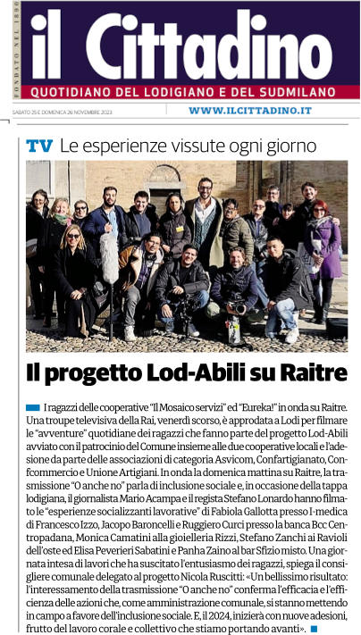 Progetto Lod-Abili su Raitre