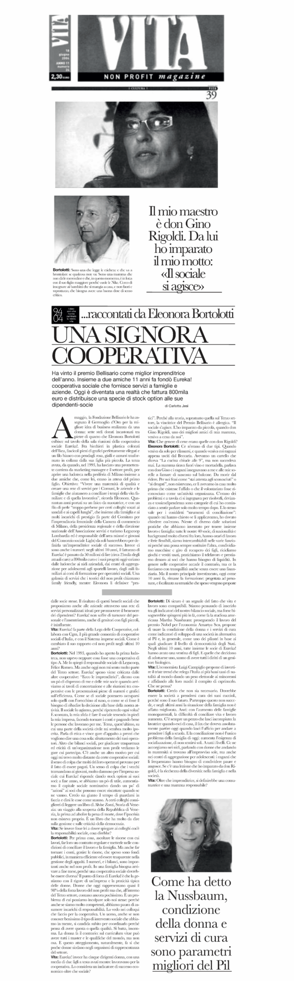 Una Signora Cooperativa